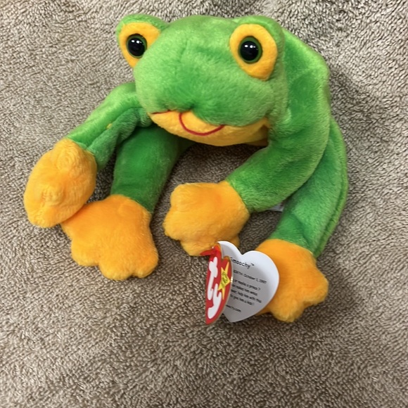 Vintage Beanie Baby Smoochy The Frog - Picture 4 of 4